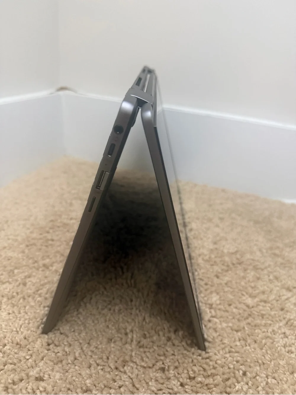 HP Chromebook Laptop - Gray with Gold Logo